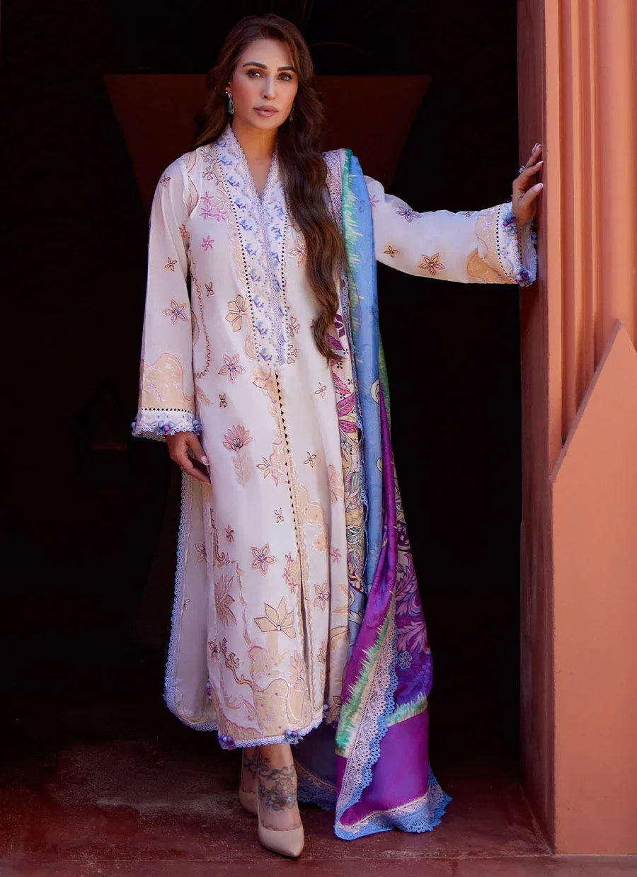 Farah Talib Aziz | Suay Lawn 24 | MIWA IVORY - Rang-e-Khaas