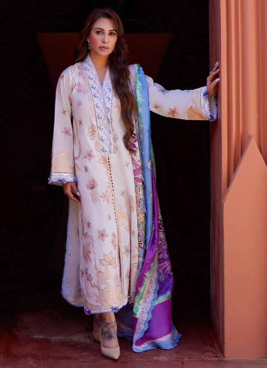Farah Talib Aziz | Suay Lawn 24 | MIWA IVORY - Rang-e-Khaas