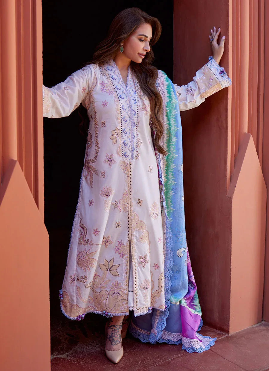 Farah Talib Aziz | Suay Lawn 24 | MIWA IVORY - Rang-e-Khaas