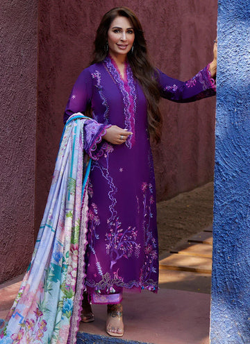 Farah Talib Aziz | Suay Lawn 24 | YURI PURPLE - Rang-e-Khaas