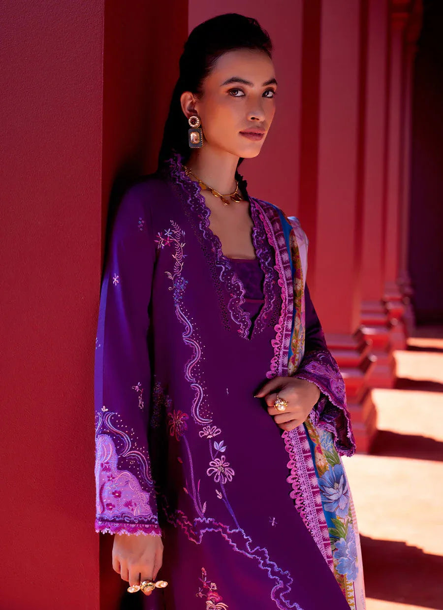 Farah Talib Aziz | Suay Lawn 24 | YURI PURPLE - Rang-e-Khaas