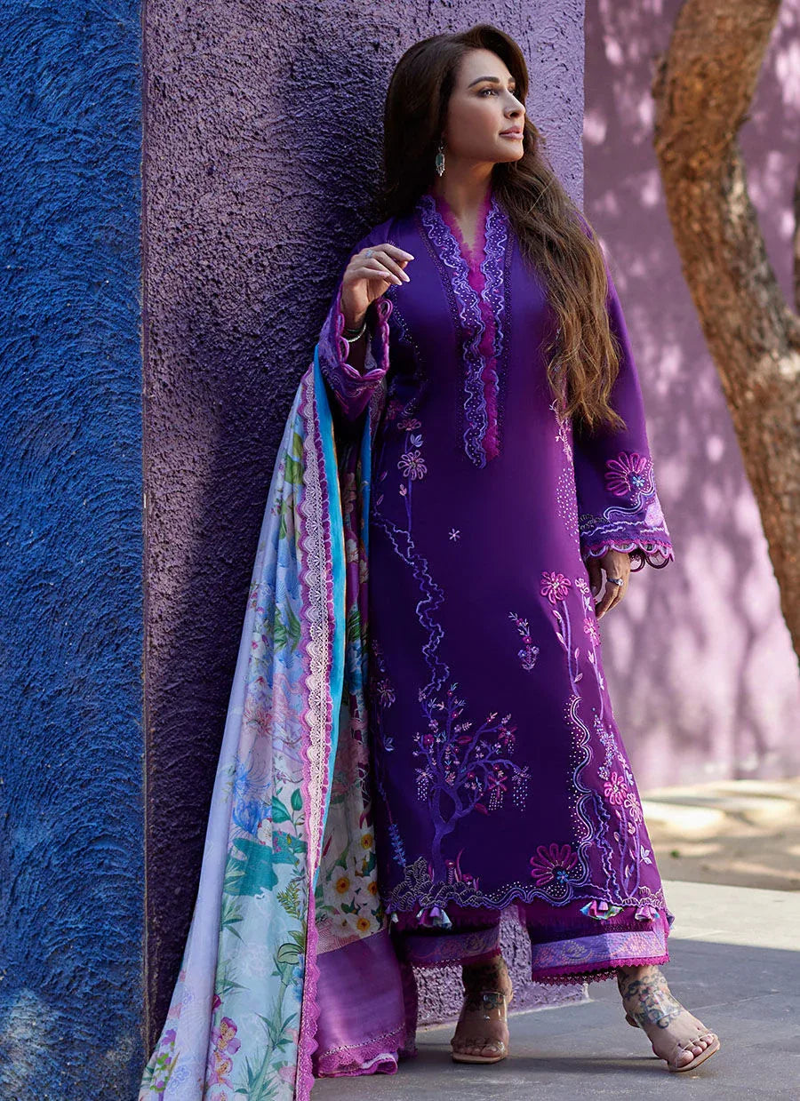 Farah Talib Aziz | Suay Lawn 24 | YURI PURPLE - Rang-e-Khaas