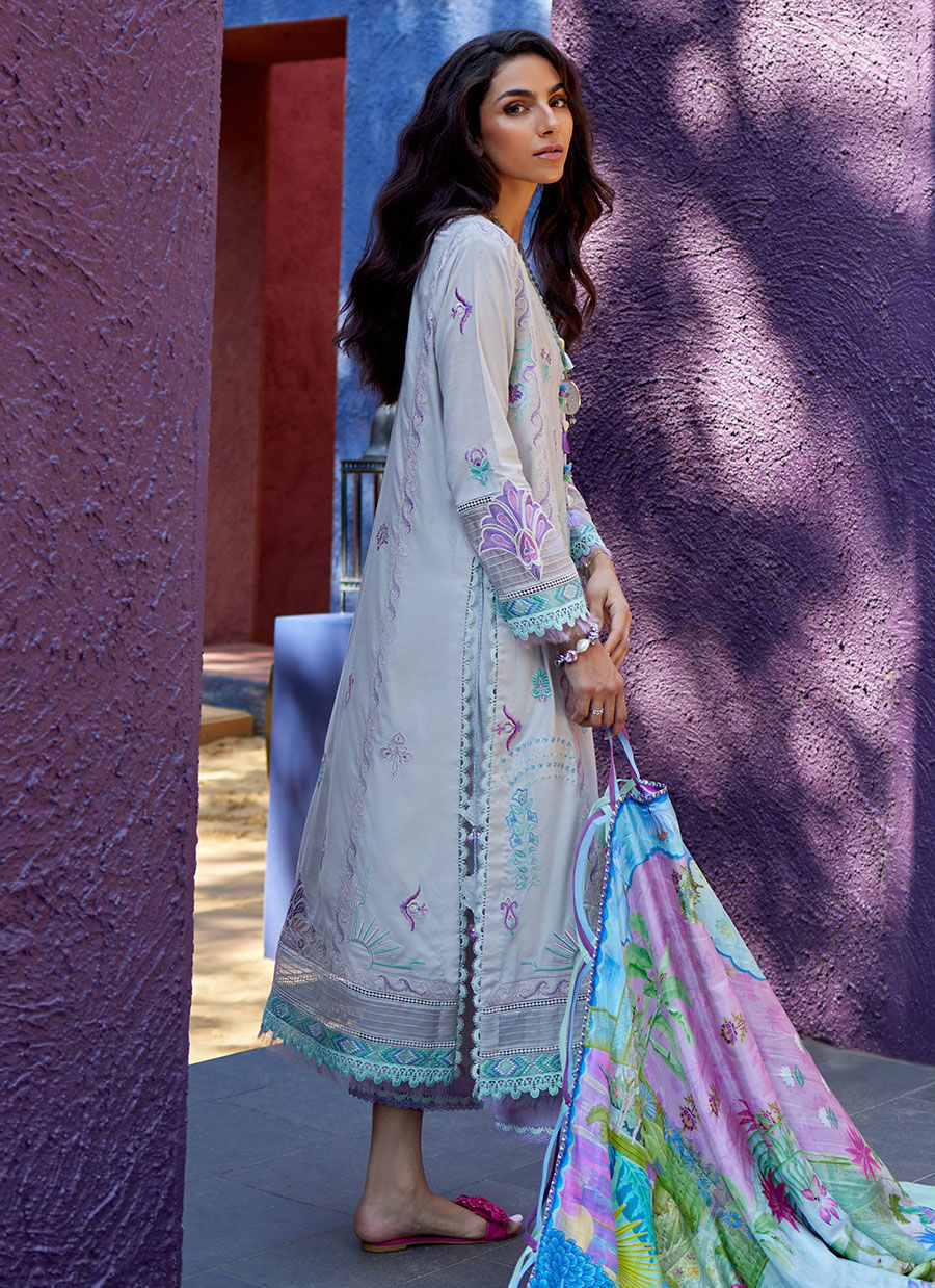 Farah Talib Aziz | Suay Lawn 24 | ZOELLA GREY - Rang-e-Khaas