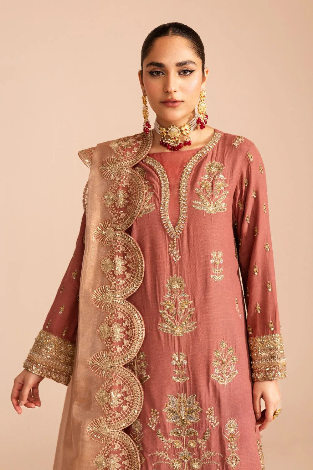 Maryum N Maria | Zircon Formals | FARIBA - MS40072 - Rang-e-Khaas