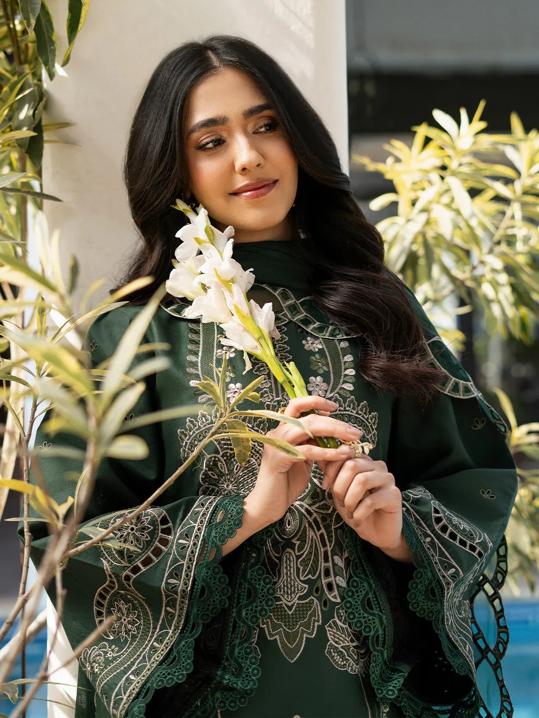 Izel | Mahveen Festive Lawn 25 | FATIN - Rang-e-Khaas