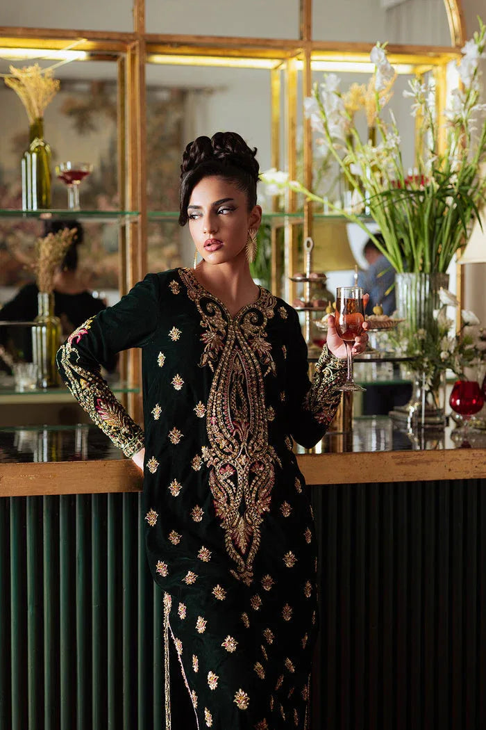 Saira Rizwan | Velvet Pret 25 | EMERA-SRVP25-10 - Rang-e-Khaas