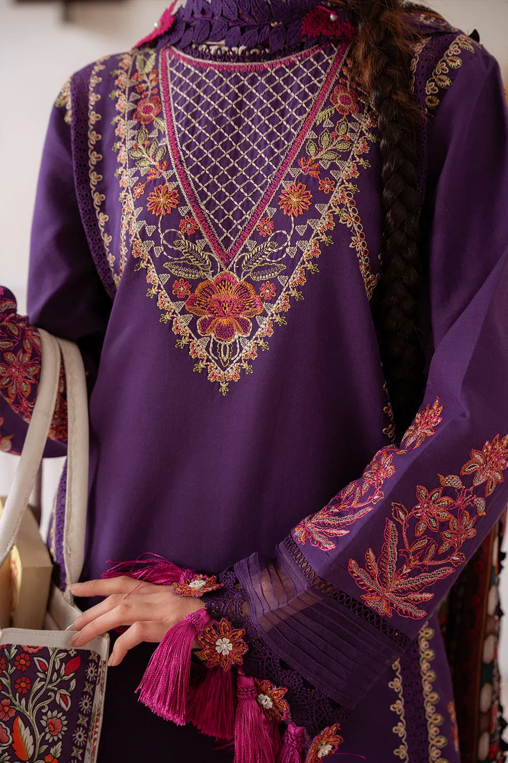 Saira Rizwan | Laanem Summer Lawn 25 | ELIF-B-SRL25-05 - Rang-e-Khaas