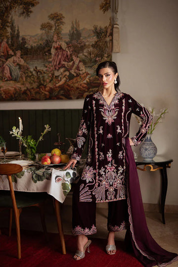 Saira Rizwan | Velvet Pret 25 | SHABNAM-SRVP25-05 - Rang-e-Khaas