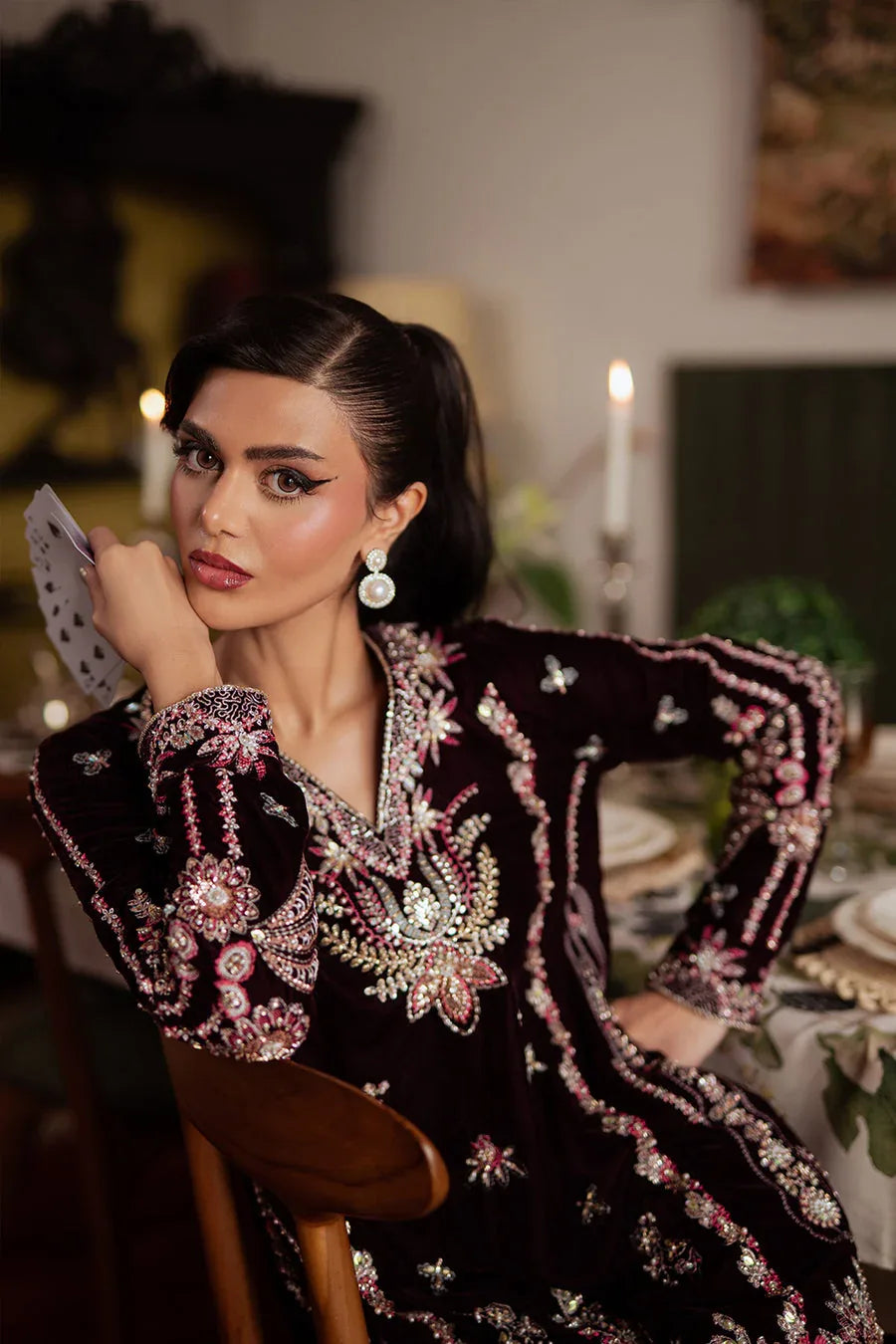 Saira Rizwan | Velvet Pret 25 | SHABNAM-SRVP25-05 - Rang-e-Khaas