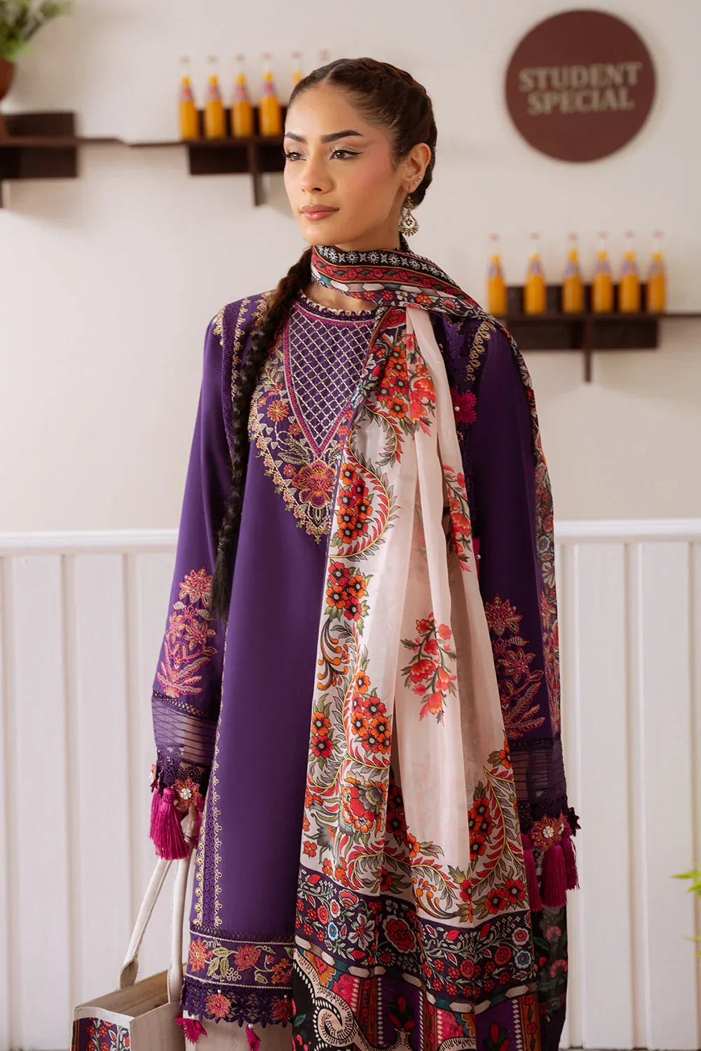 Saira Rizwan | Laanem Summer Lawn 25 | ELIF-B-SRL25-05 - Rang-e-Khaas