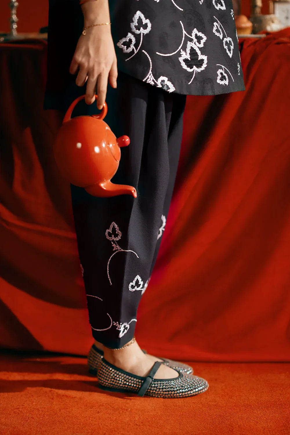 Saira Rizwan | Joolie Co ords | JOOLIE BLACK - JBP25-06 - Rang-e-Khaas