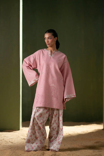 Saira Rizwan | Joolie Co ords | JOOLIE PINK - JBP25-08 - Rang-e-Khaas