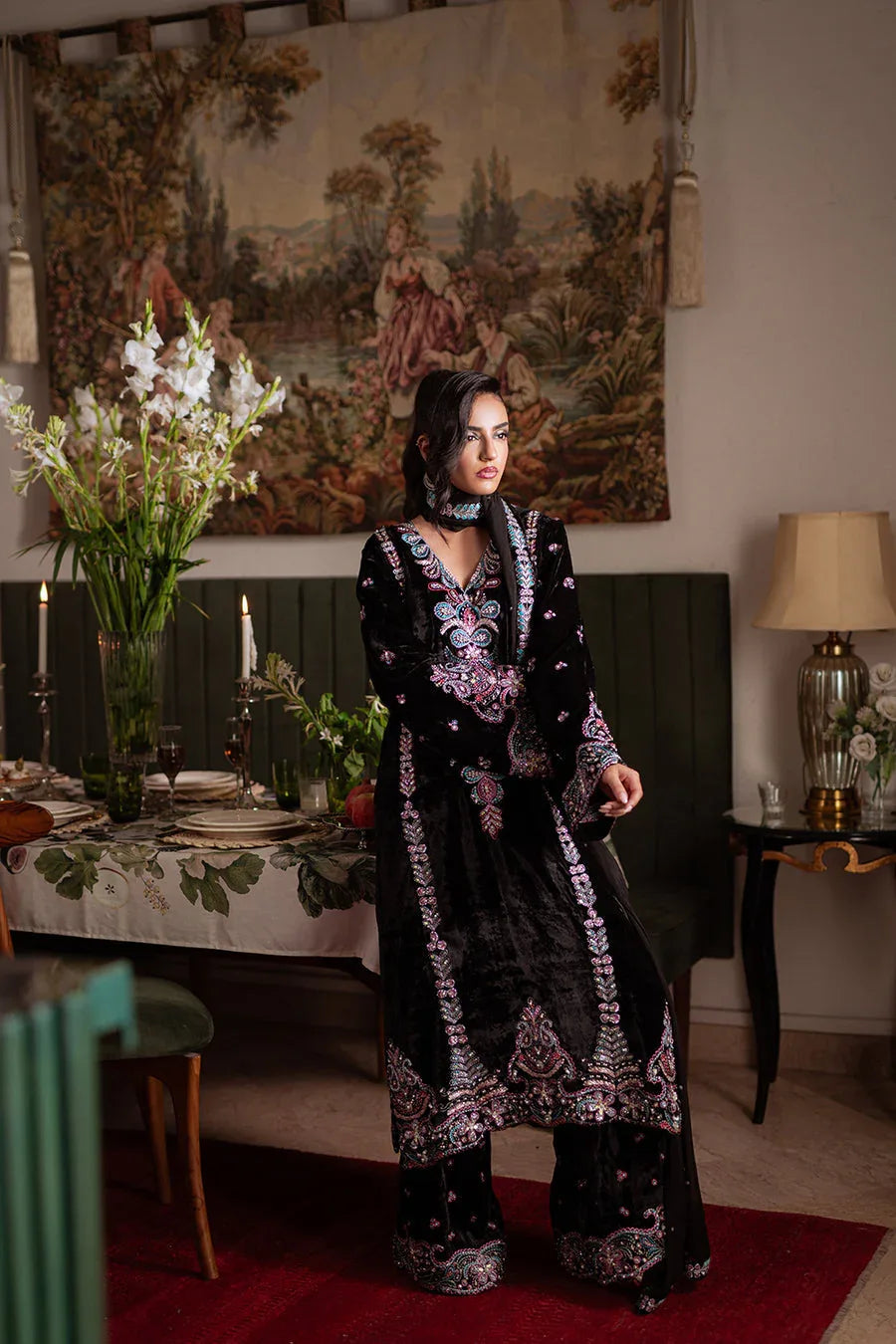 Saira Rizwan | Velvet Pret 25 | ZARQ-SRVP25-03 - Rang-e-Khaas