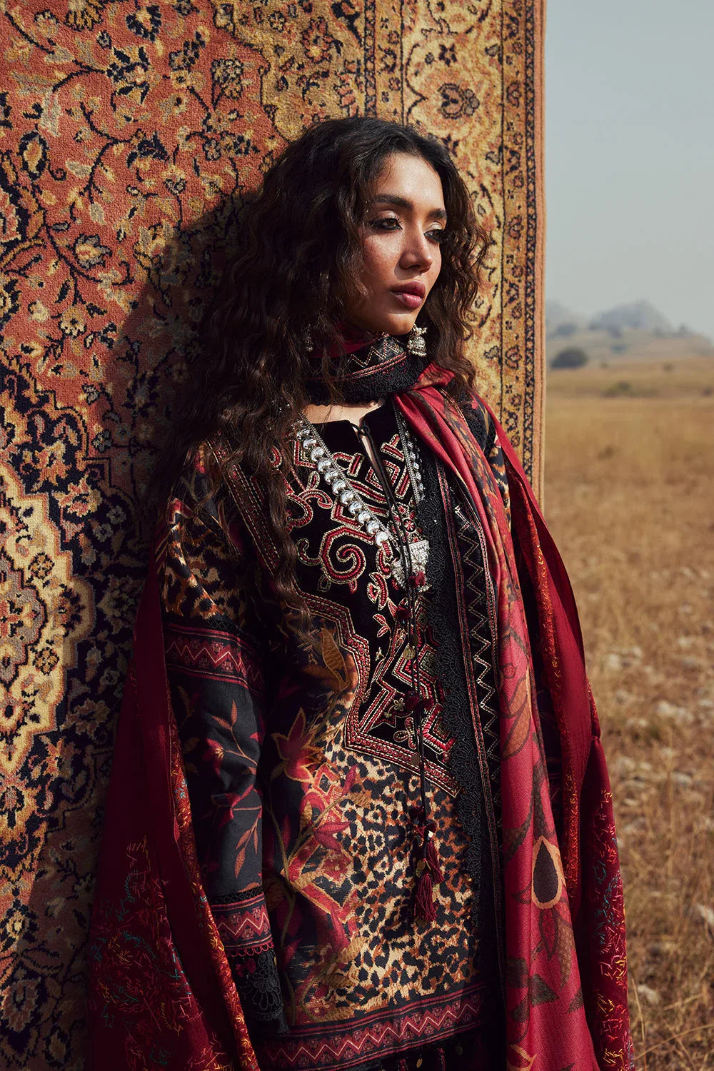 Saira Rizwan | Winter Khaddar 25 | NAZ-SRW25-09 - Rang-e-Khaas