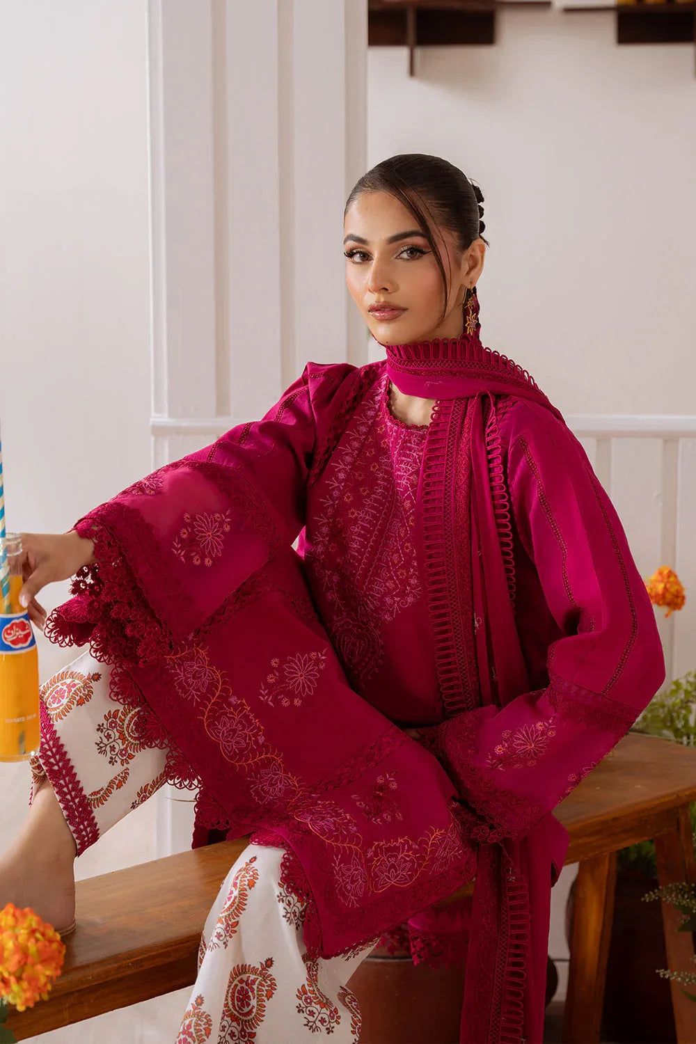 Saira Rizwan | Laanem Summer Lawn 25 | ZAFIRA-B-SRL25-03 - Rang-e-Khaas