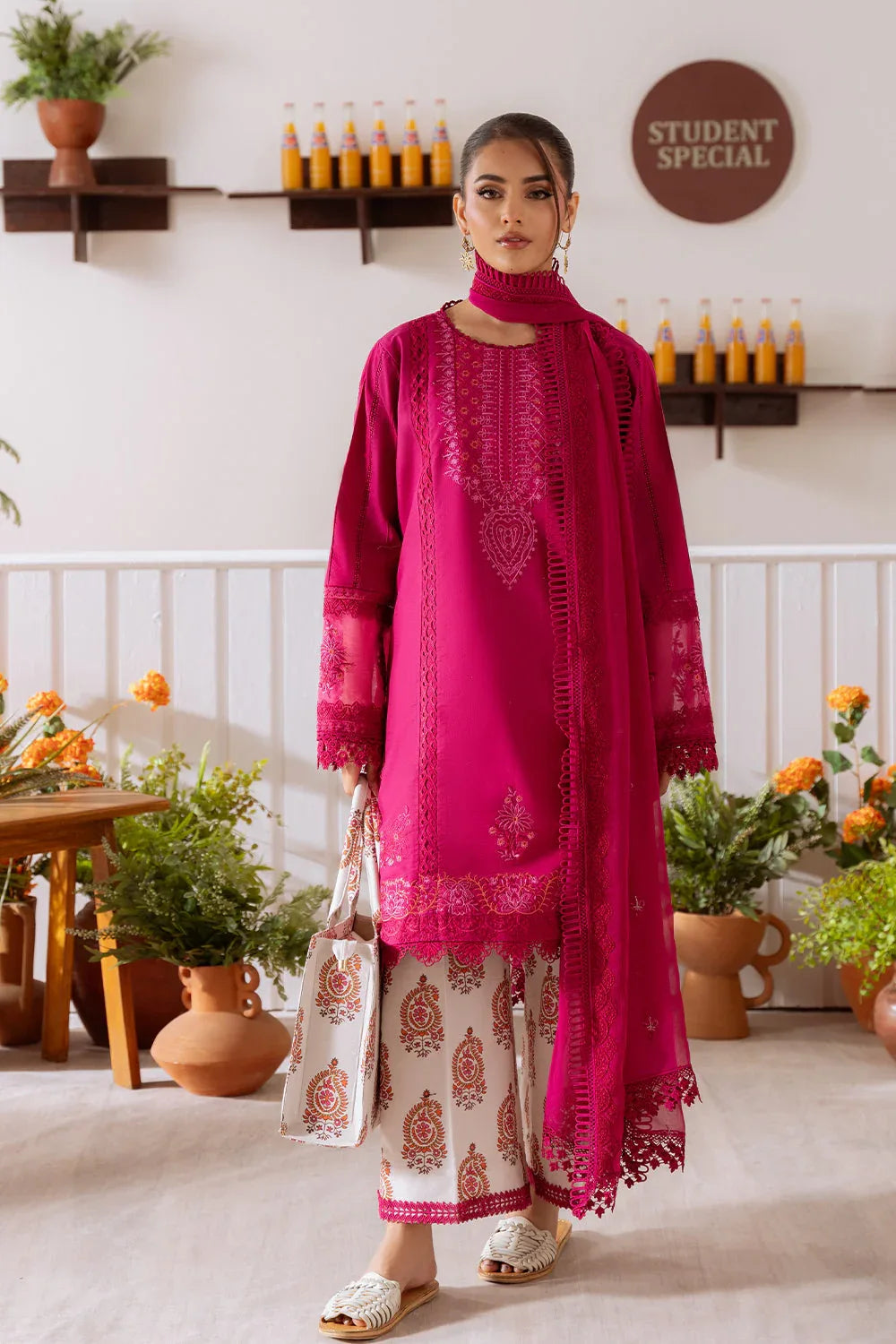 Saira Rizwan | Laanem Summer Lawn 25 | ZAFIRA-B-SRL25-03 - Rang-e-Khaas
