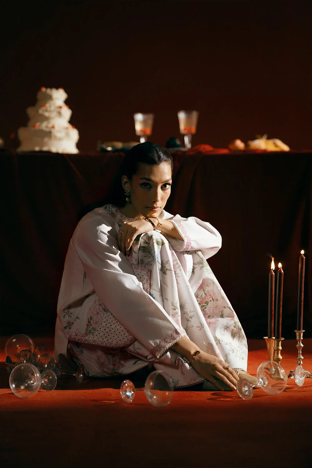 Saira Rizwan | Joolie Co ords | JOOLIE WHITE - JBP25-07 - Rang-e-Khaas