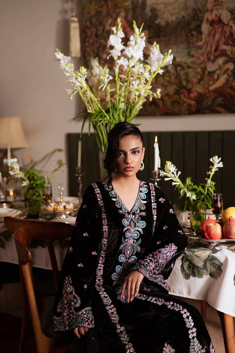 Saira Rizwan | Velvet Pret 25 | ZARQ-SRVP25-03 - Rang-e-Khaas