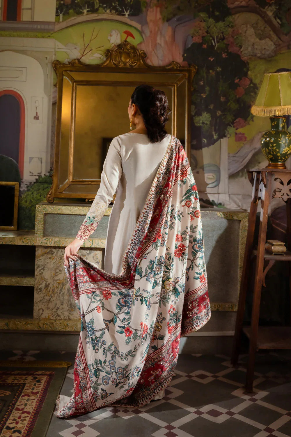 Saira Rizwan | Dahini Silk Pret | DUNE - SRLP01-25 - Rang-e-Khaas