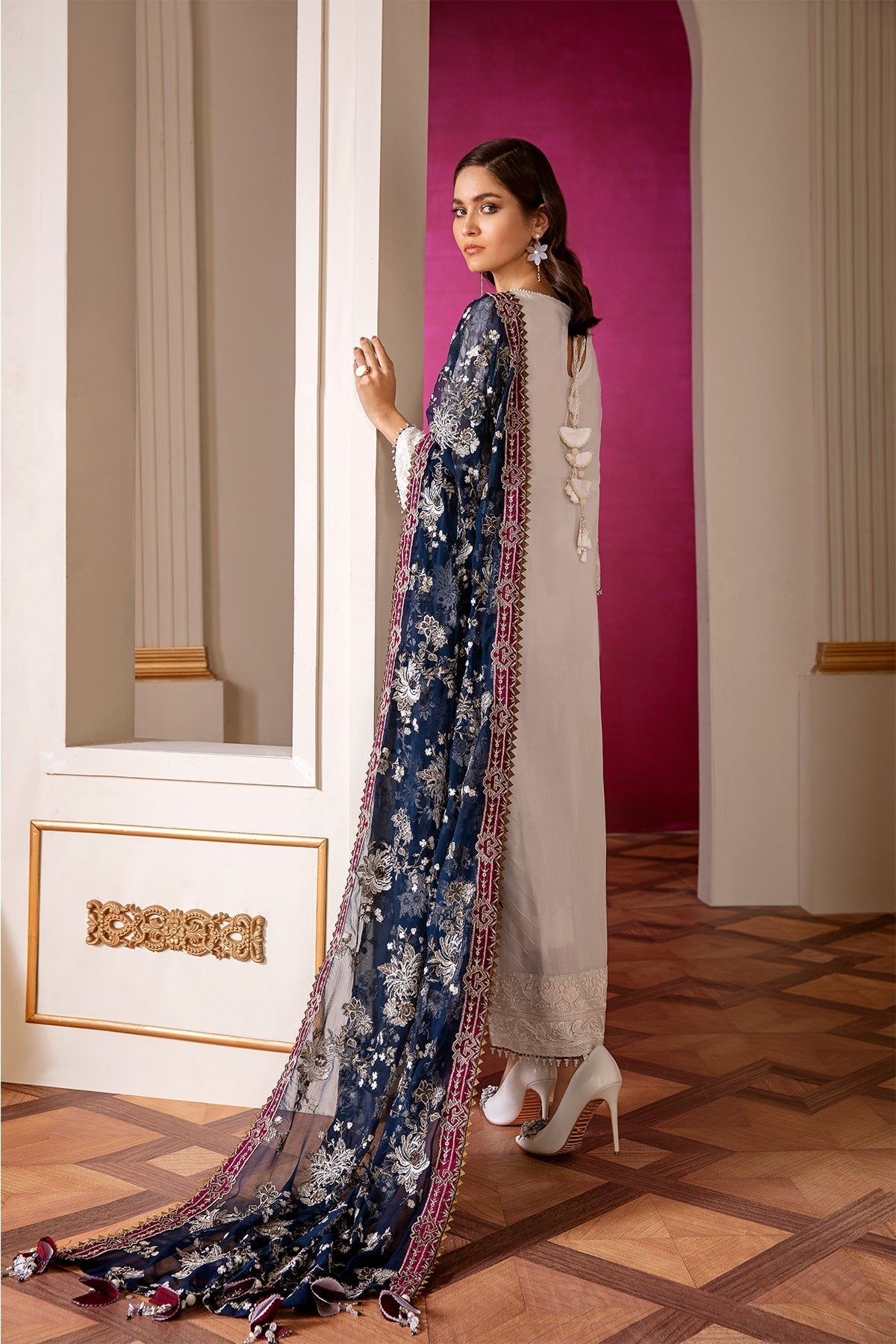 Baroque-EMBROIDERED CHIFFON CH07-02