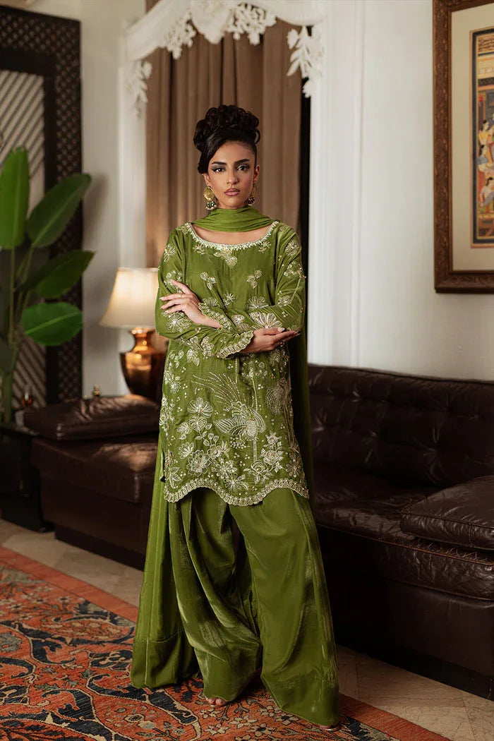 Saira Rizwan | Velvet Pret 25 | KAHWA-SRVP25-08 - Rang-e-Khaas