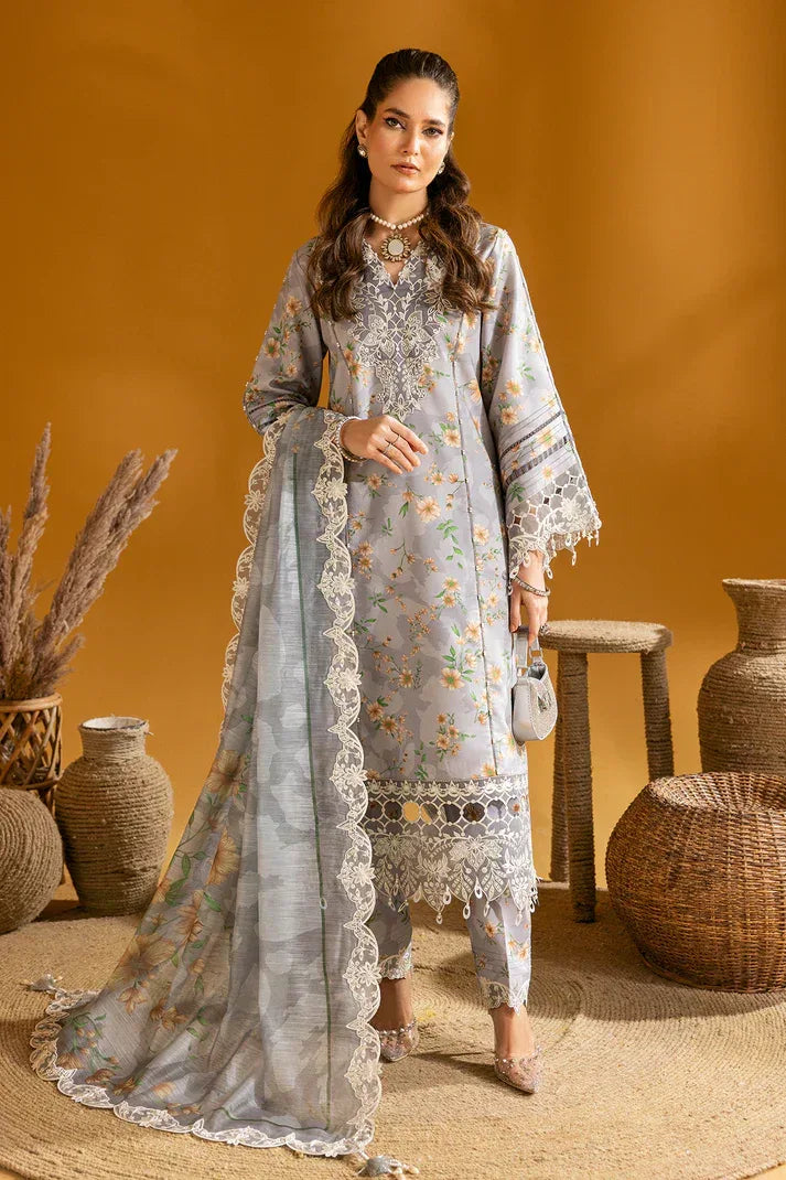 Alizeh | Maahi Embroidered Lawn | Lina - Rang-e-Khaas