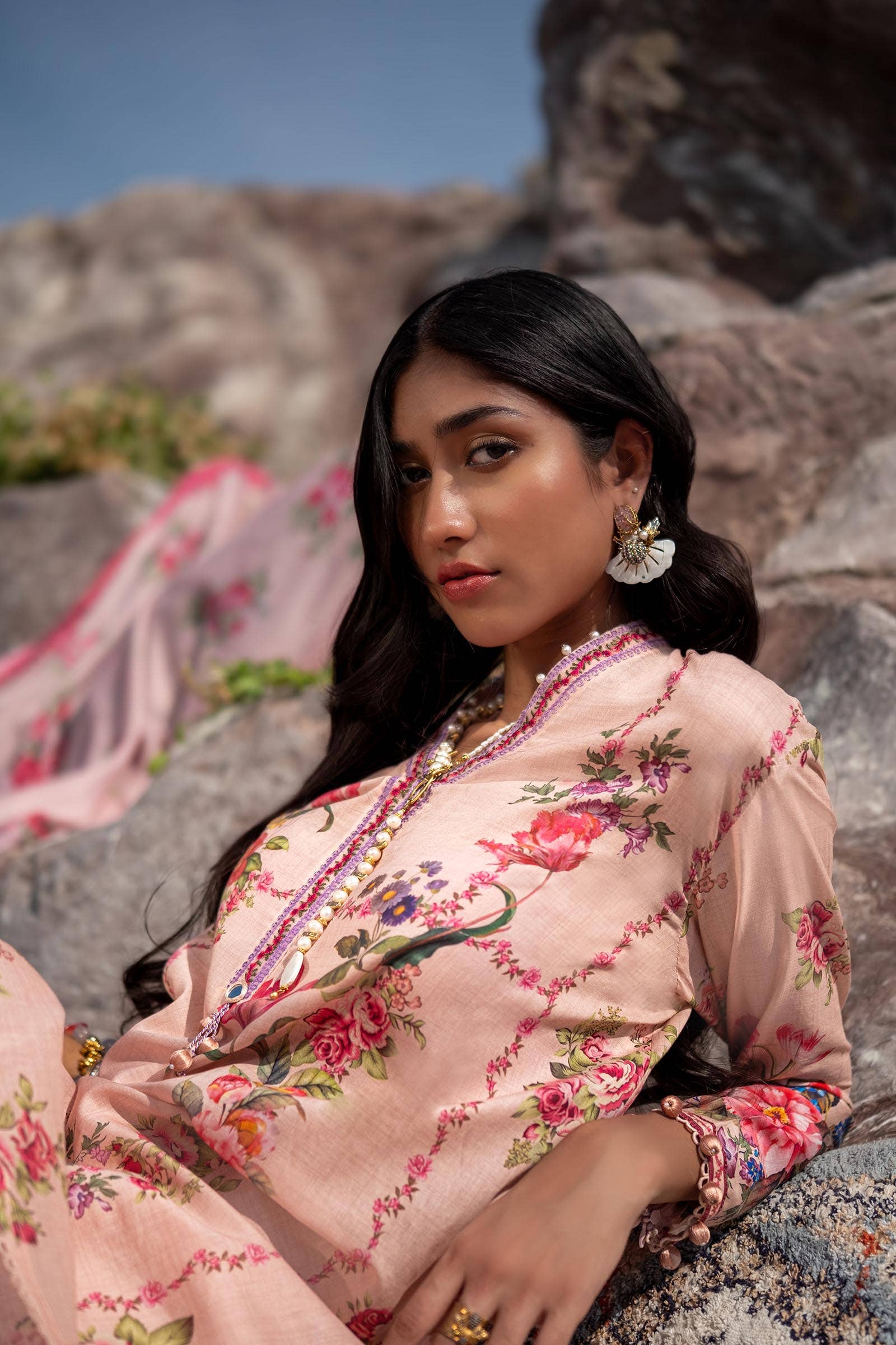 Sana Safinaz | Mahay Spring 24 | H241-026A-3CS - Rang-e-Khaas