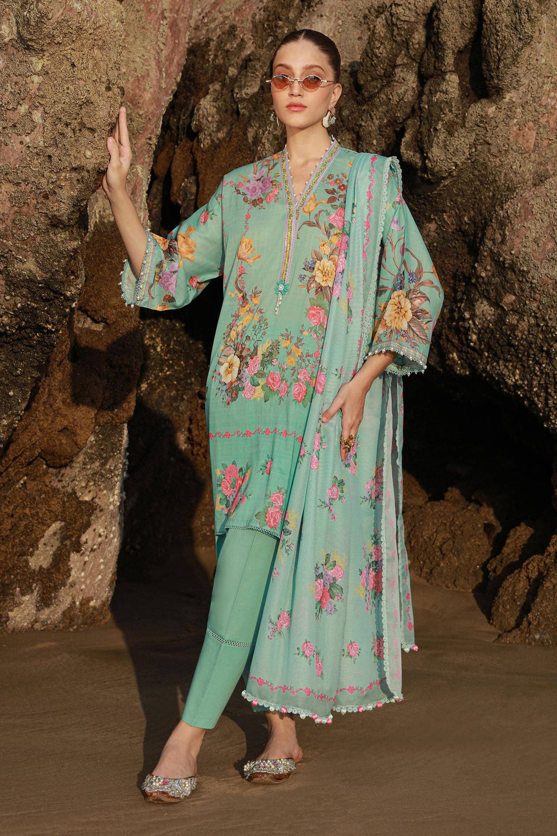 Sana Safinaz | Mahay Spring 24 | H241-026B-3CS - Rang-e-Khaas