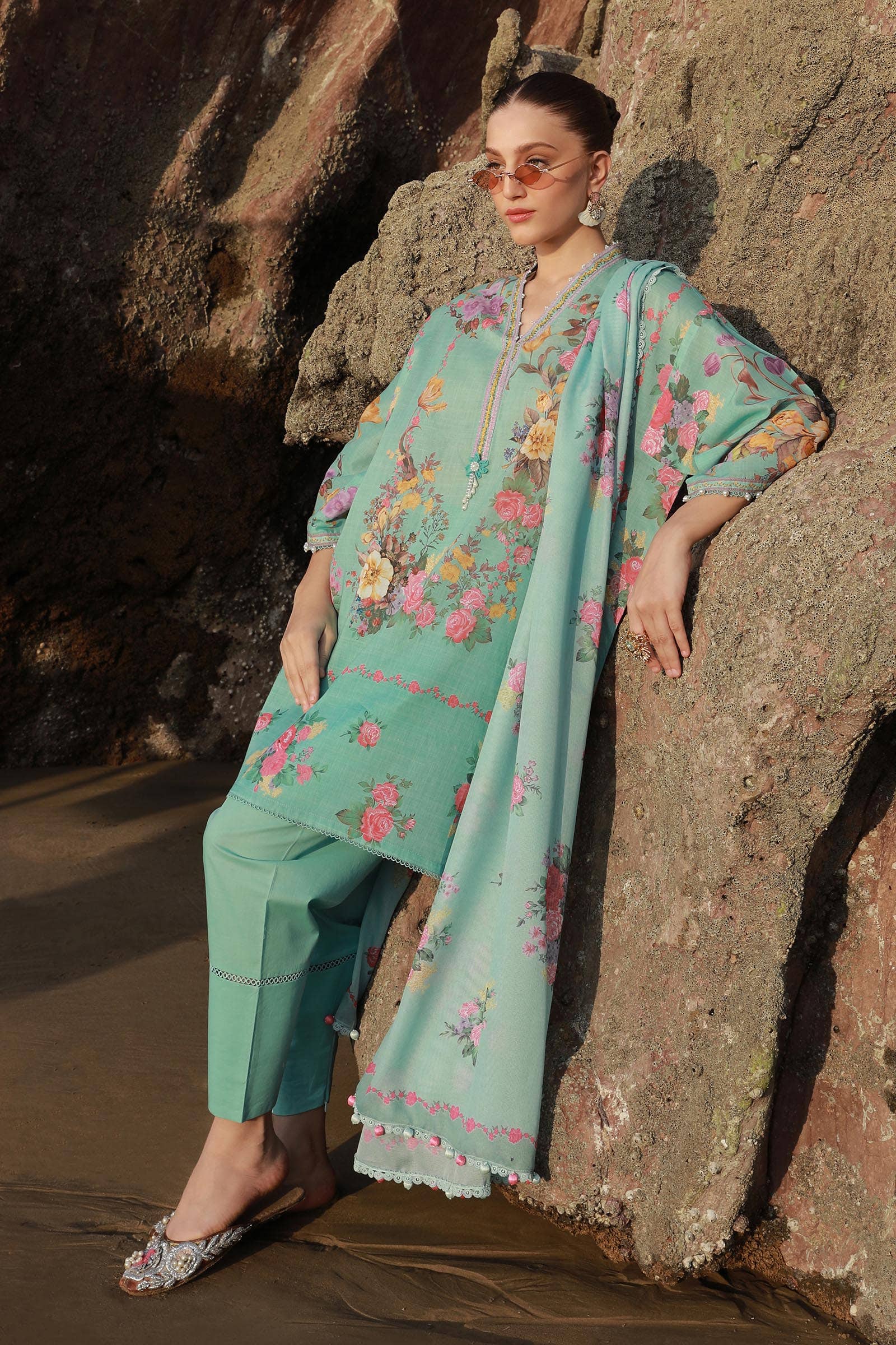 Sana Safinaz | Mahay Spring 24 | H241-026B-3CS - Rang-e-Khaas