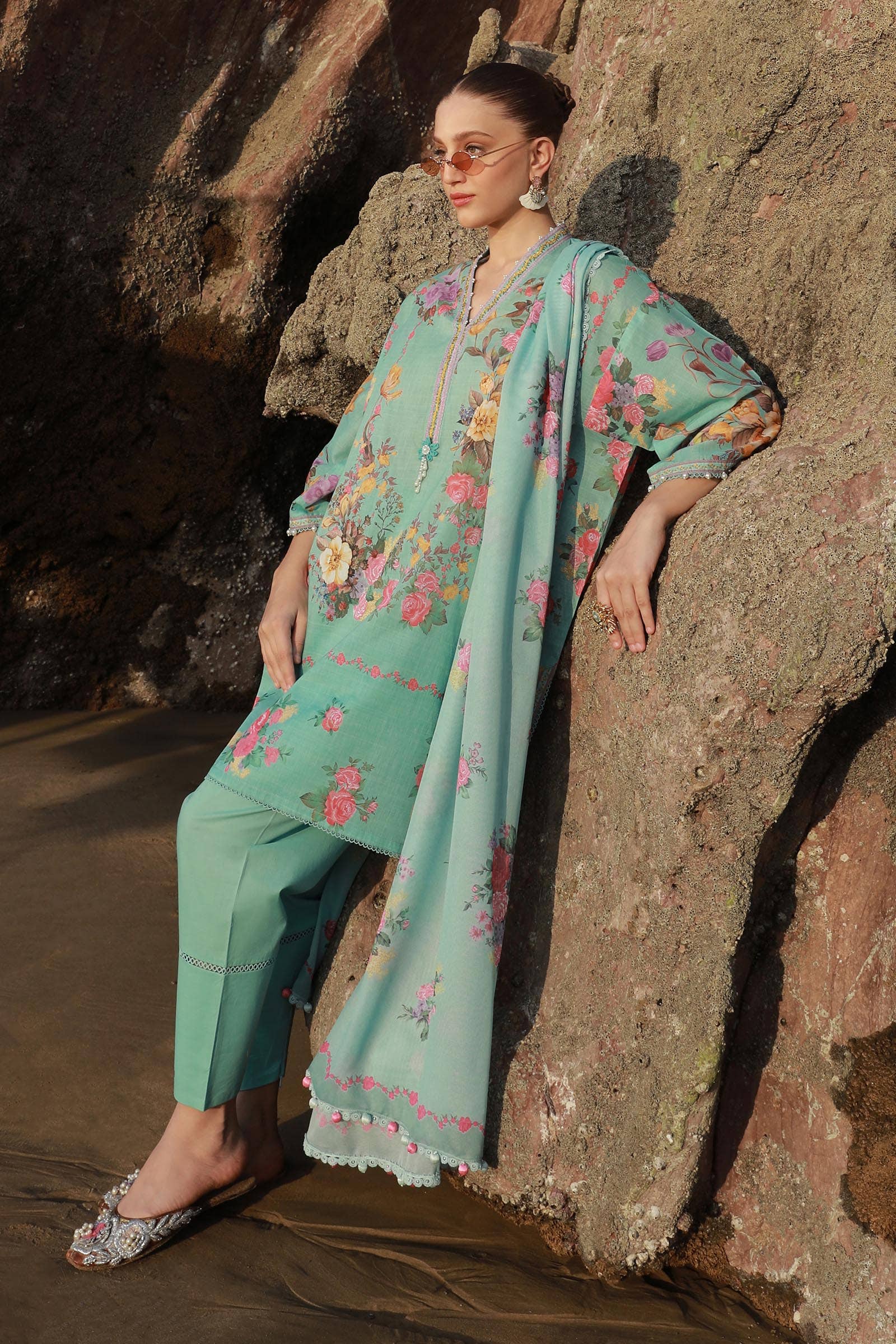 Sana Safinaz | Mahay Spring 24 | H241-026B-3CS - Rang-e-Khaas