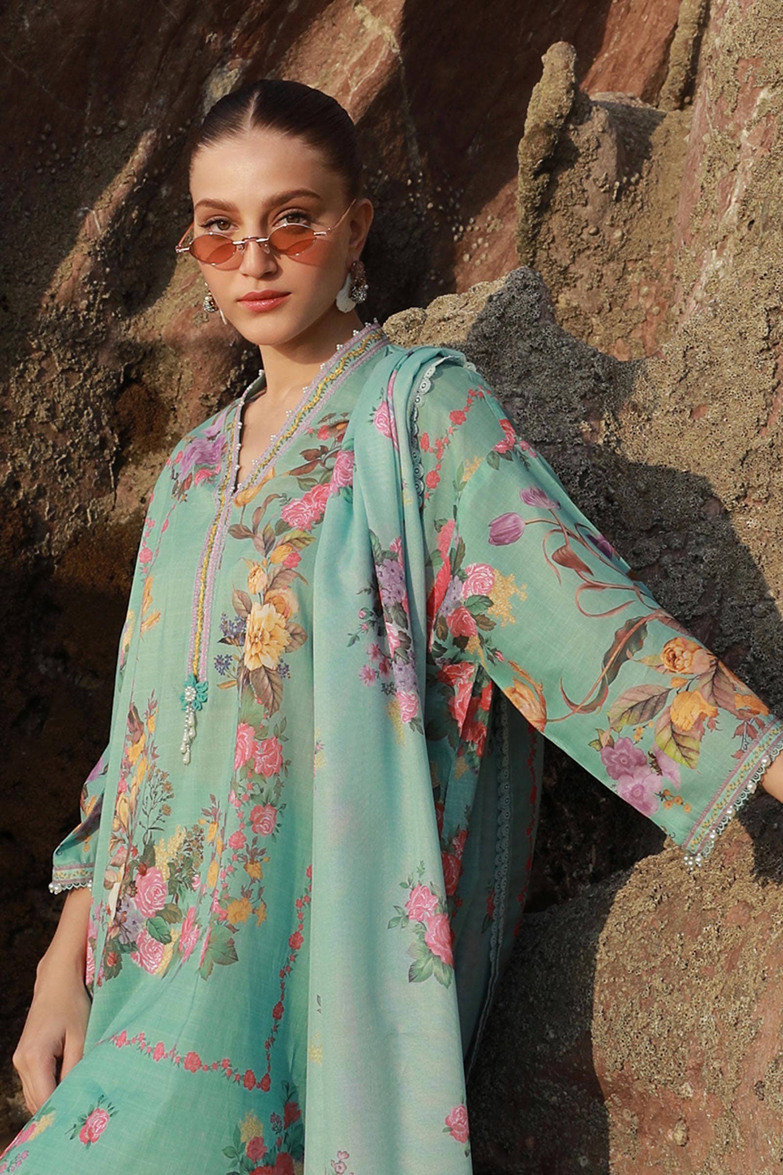 Sana Safinaz | Mahay Spring 24 | H241-026B-3CS - Rang-e-Khaas