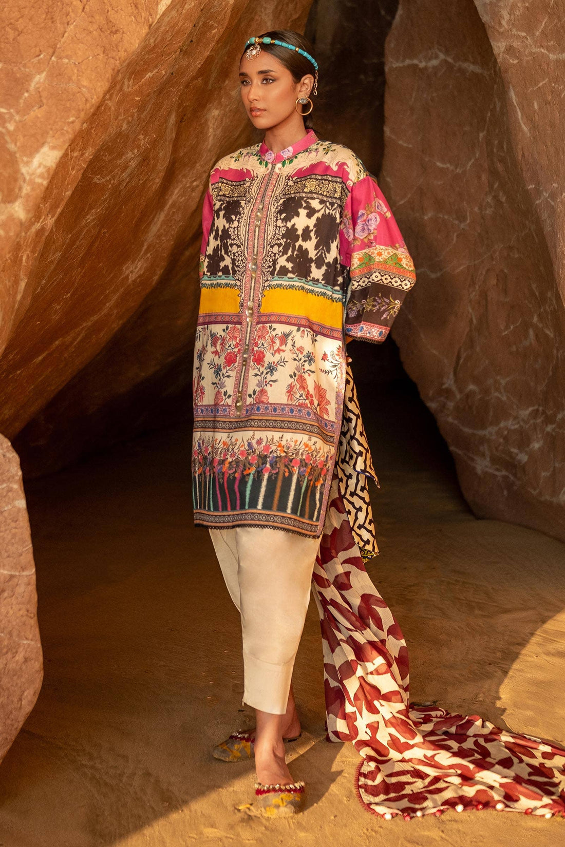 Sana Safinaz | Mahay Spring 24 | H241-027A-2I - Rang-e-Khaas