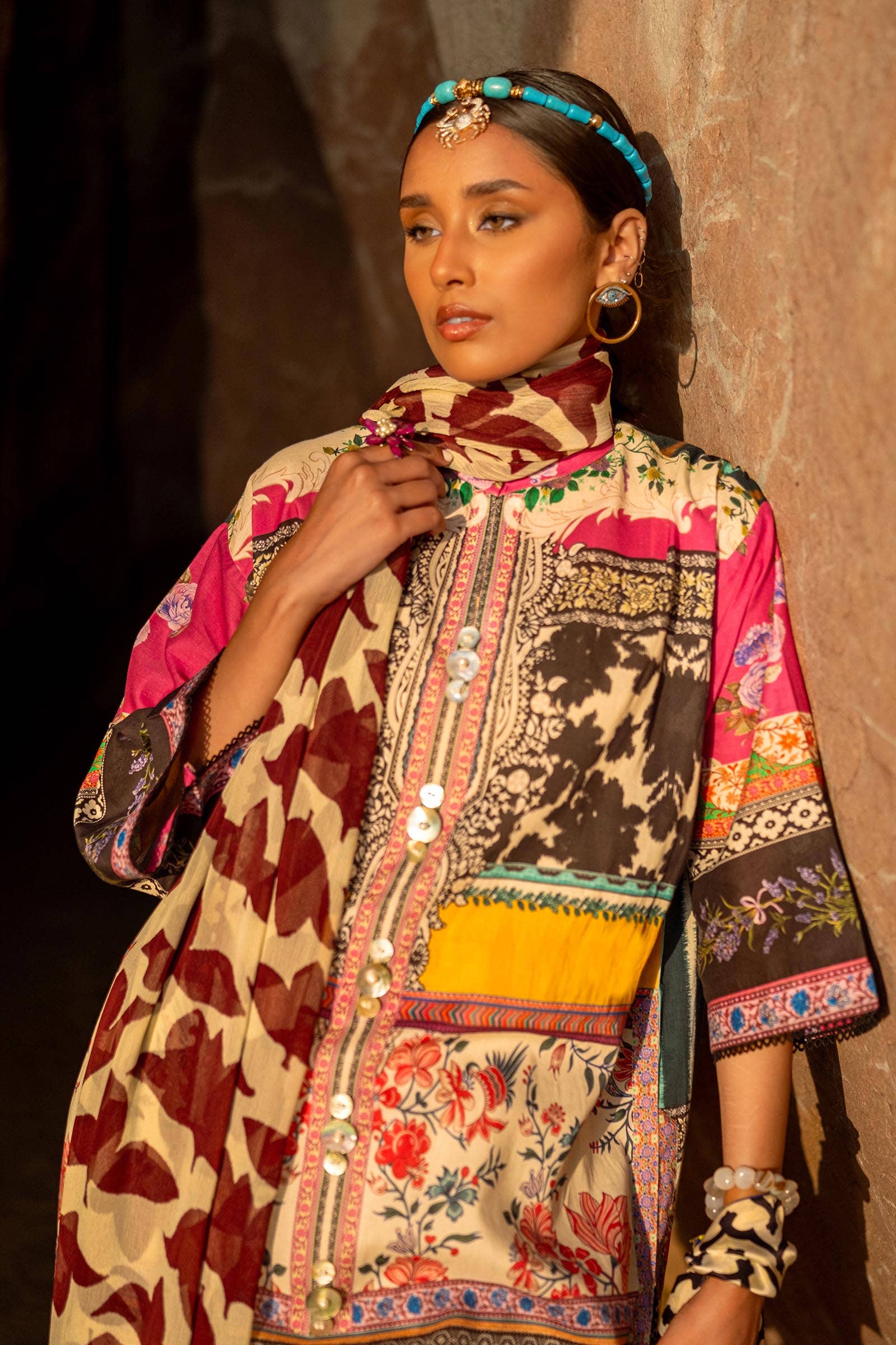 Sana Safinaz | Mahay Spring 24 | H241-027A-2I - Rang-e-Khaas