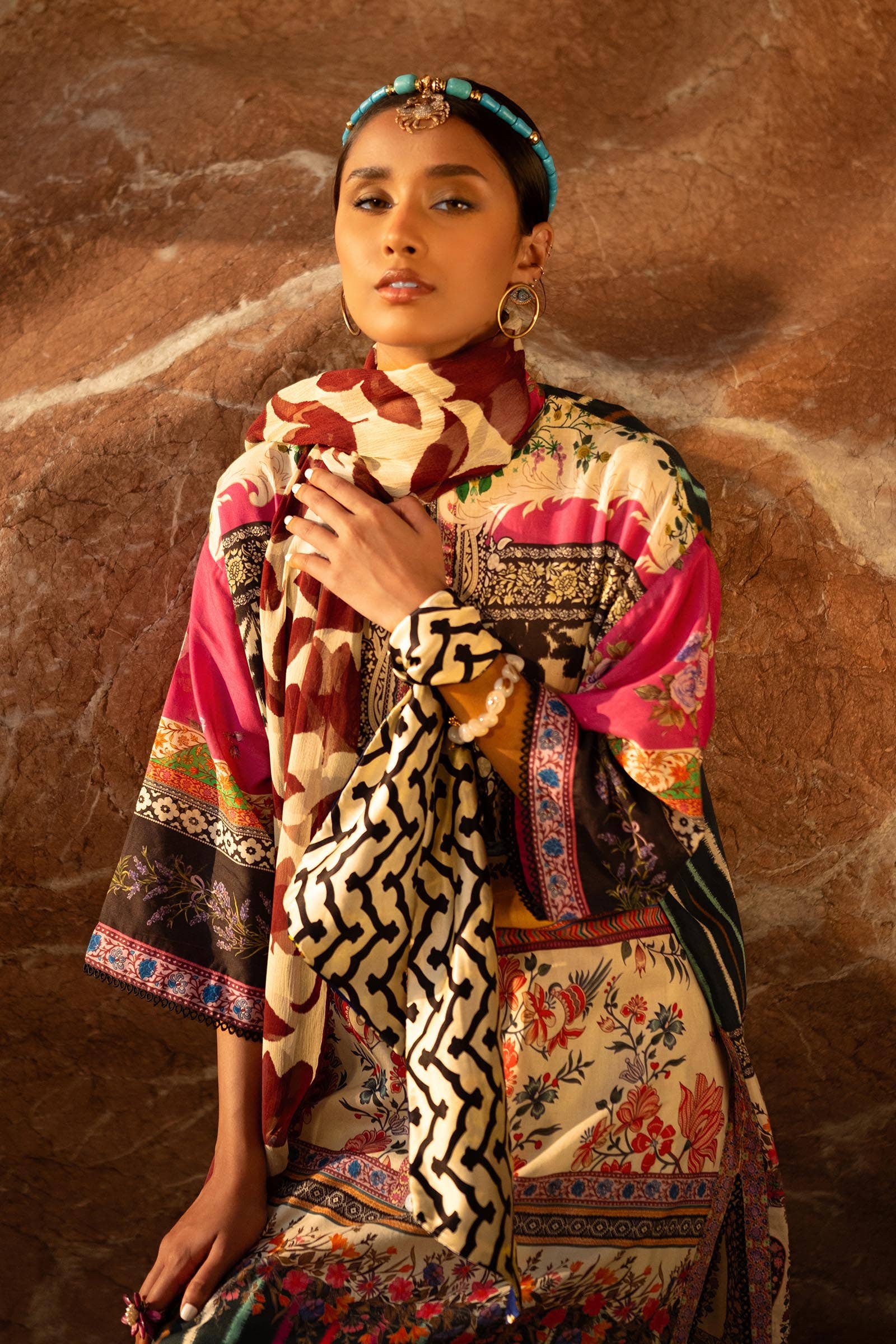 Sana Safinaz | Mahay Spring 24 | H241-027A-2I - Rang-e-Khaas