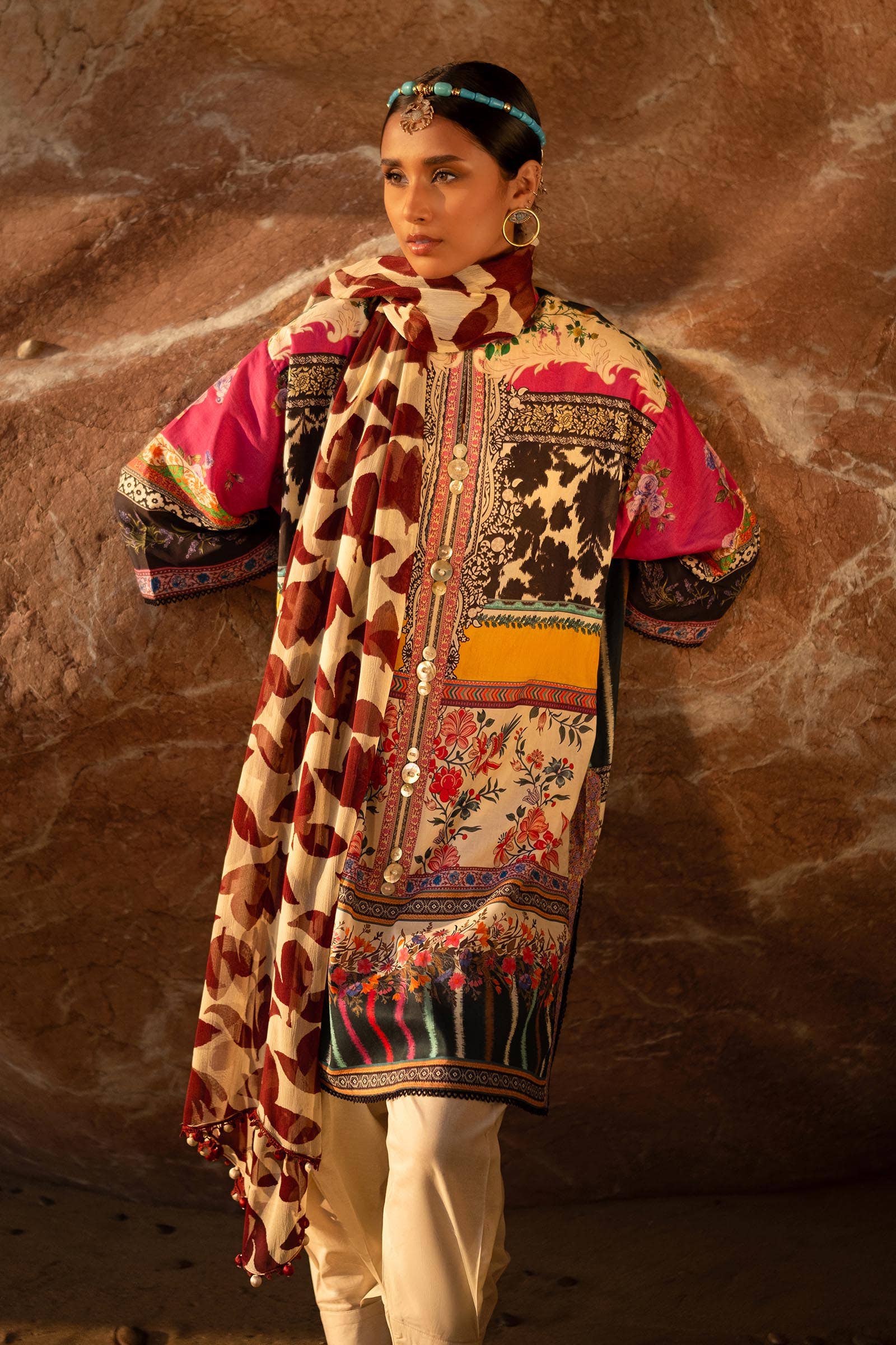 Sana Safinaz | Mahay Spring 24 | H241-027A-2I - Rang-e-Khaas