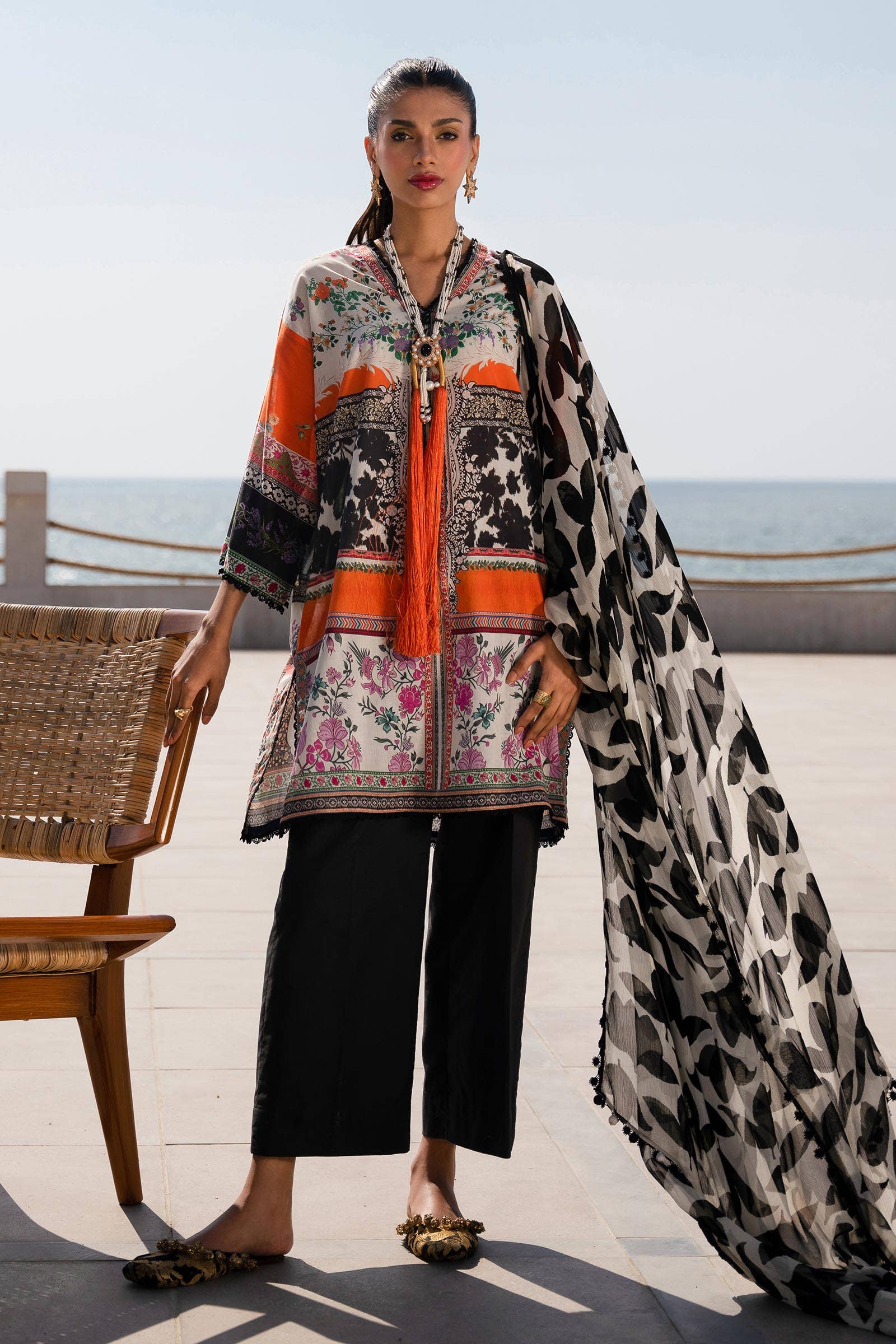 Sana Safinaz | Mahay Spring 24 | H241-027B-2I - Rang-e-Khaas