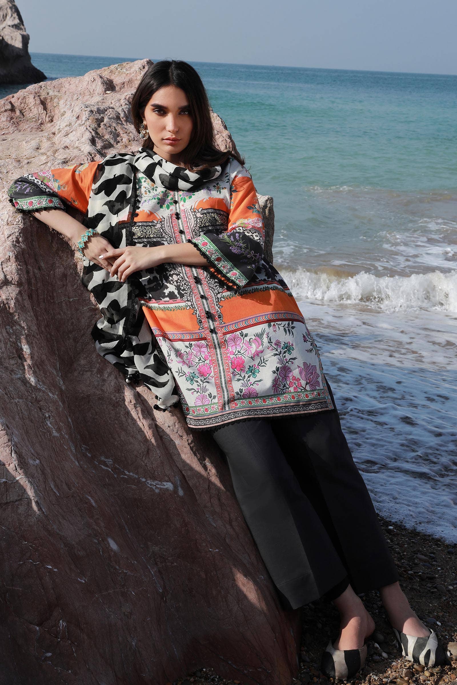 Sana Safinaz | Mahay Spring 24 | H241-027B-2I - Rang-e-Khaas