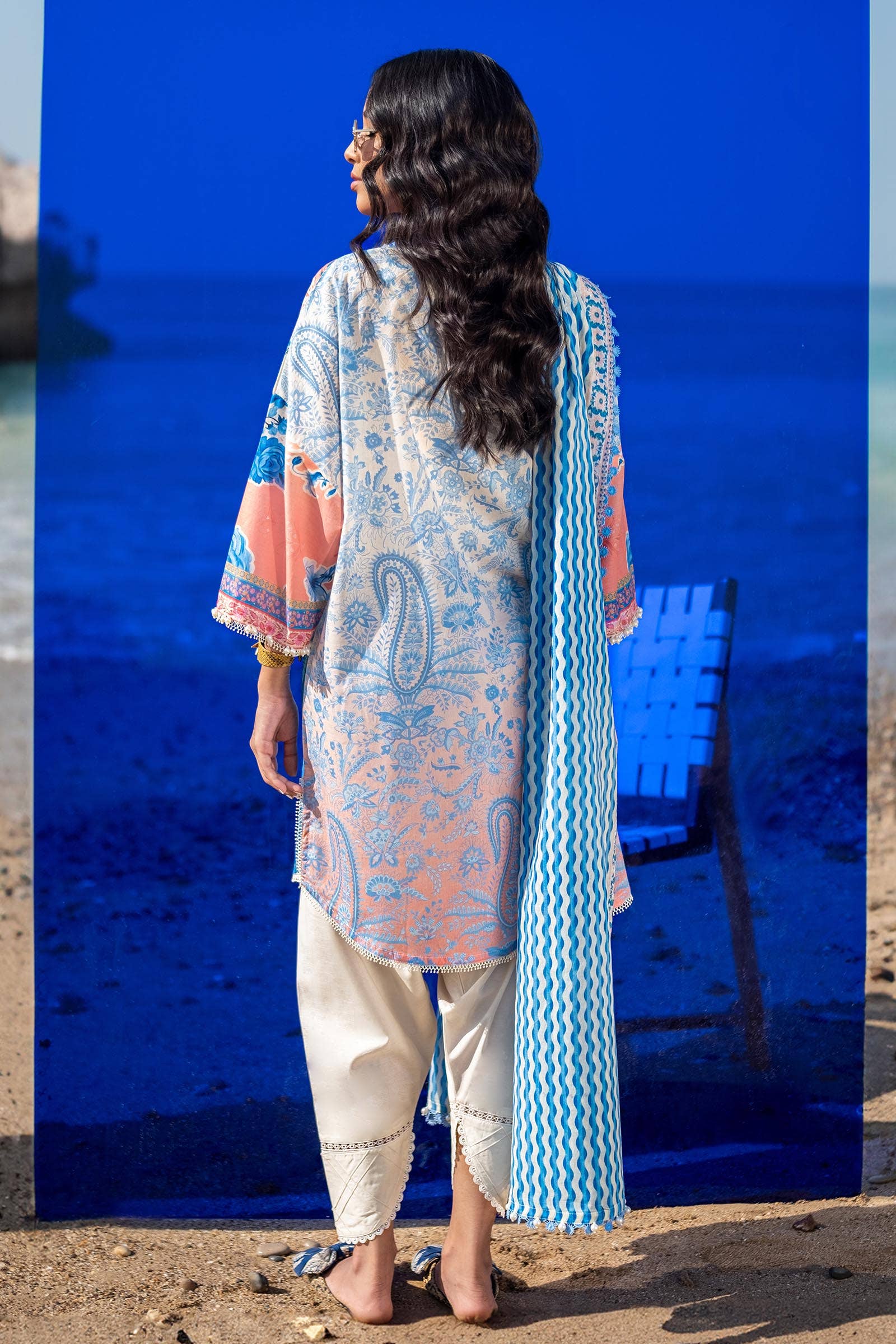 Sana Safinaz | Mahay Spring 24 | H241-028B-2BG - Rang-e-Khaas