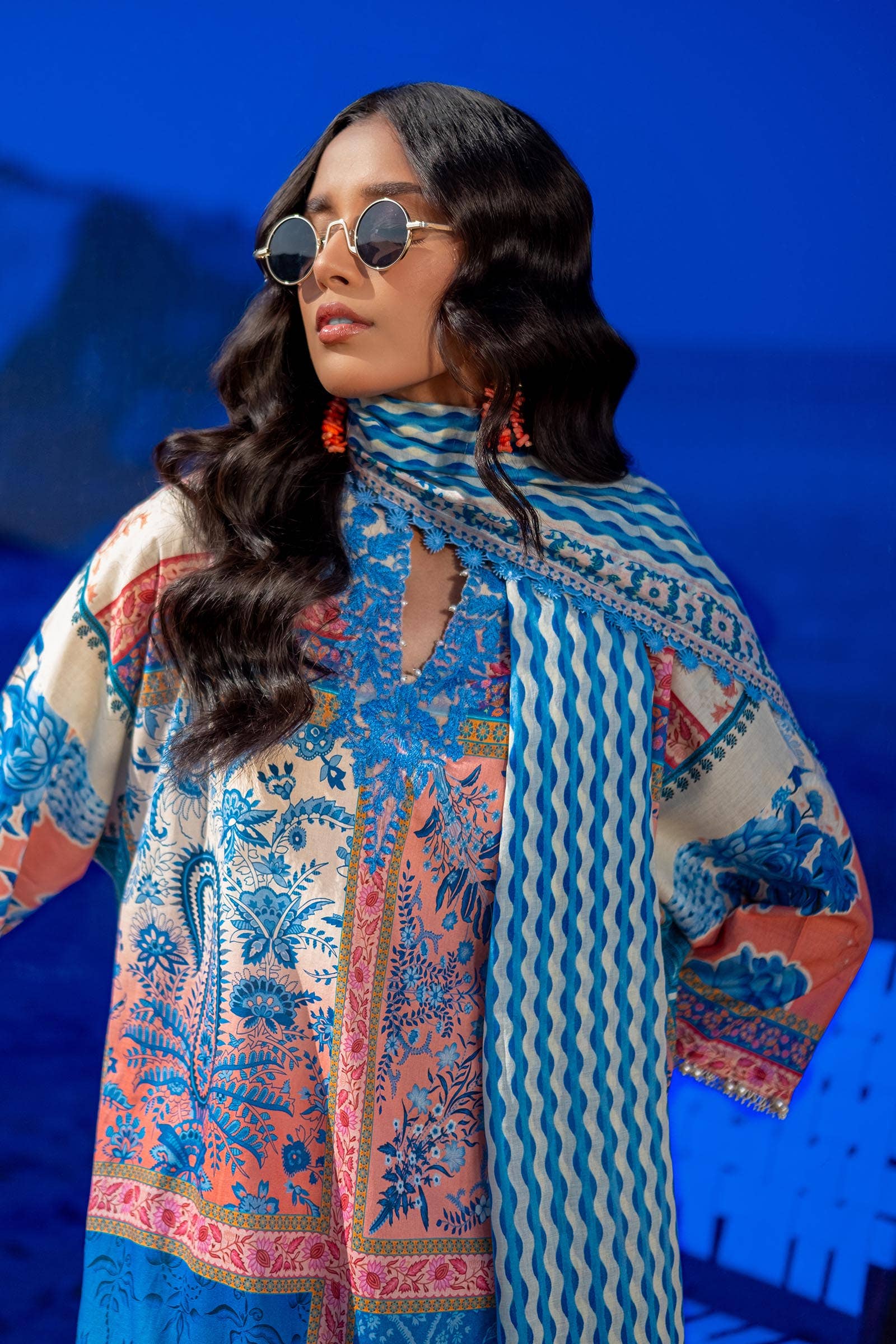 Sana Safinaz | Mahay Spring 24 | H241-028B-2BG - Rang-e-Khaas