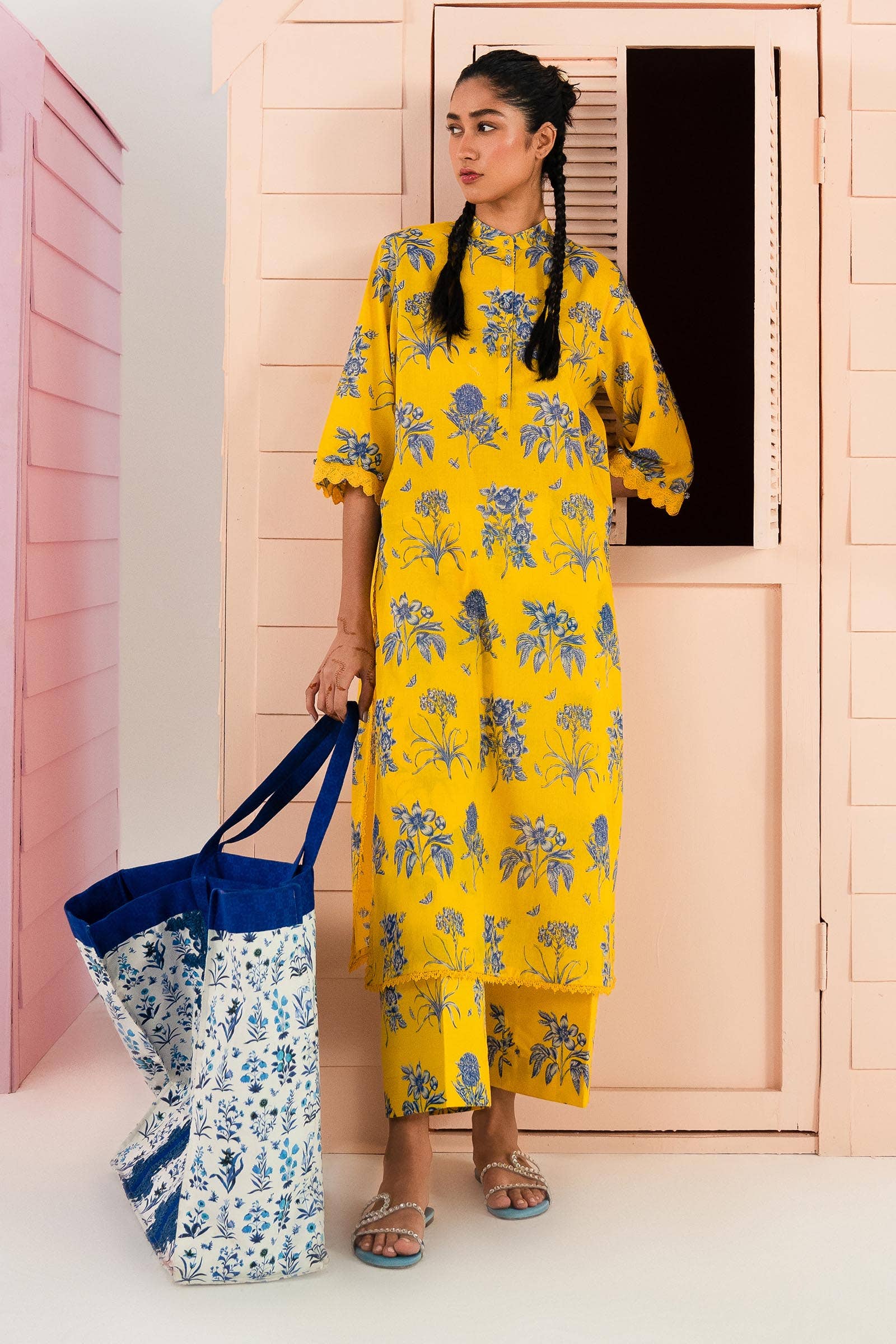 Sana Safinaz | Mahay Summer Lawn 24 | S-48 - Rang-e-Khaas