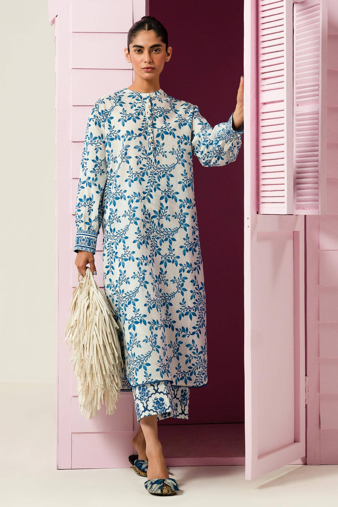 Sana Safinaz | Mahay Summer Lawn 24 | S-46 - Rang-e-Khaas