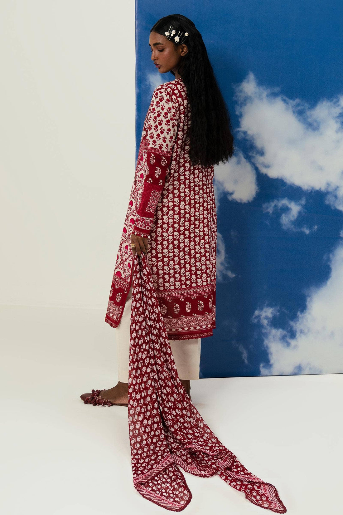Sana Safinaz | Mahay Summer Lawn 24 | S-44 - Rang-e-Khaas