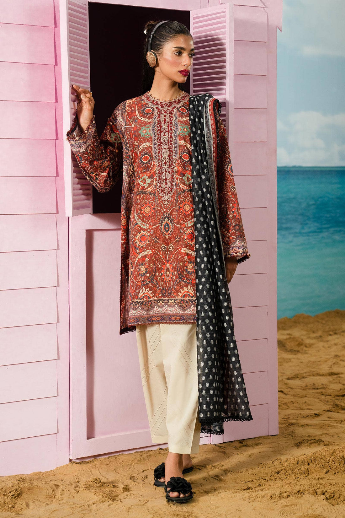 Sana Safinaz | Mahay Summer Lawn 24 | S-42 - Rang-e-Khaas