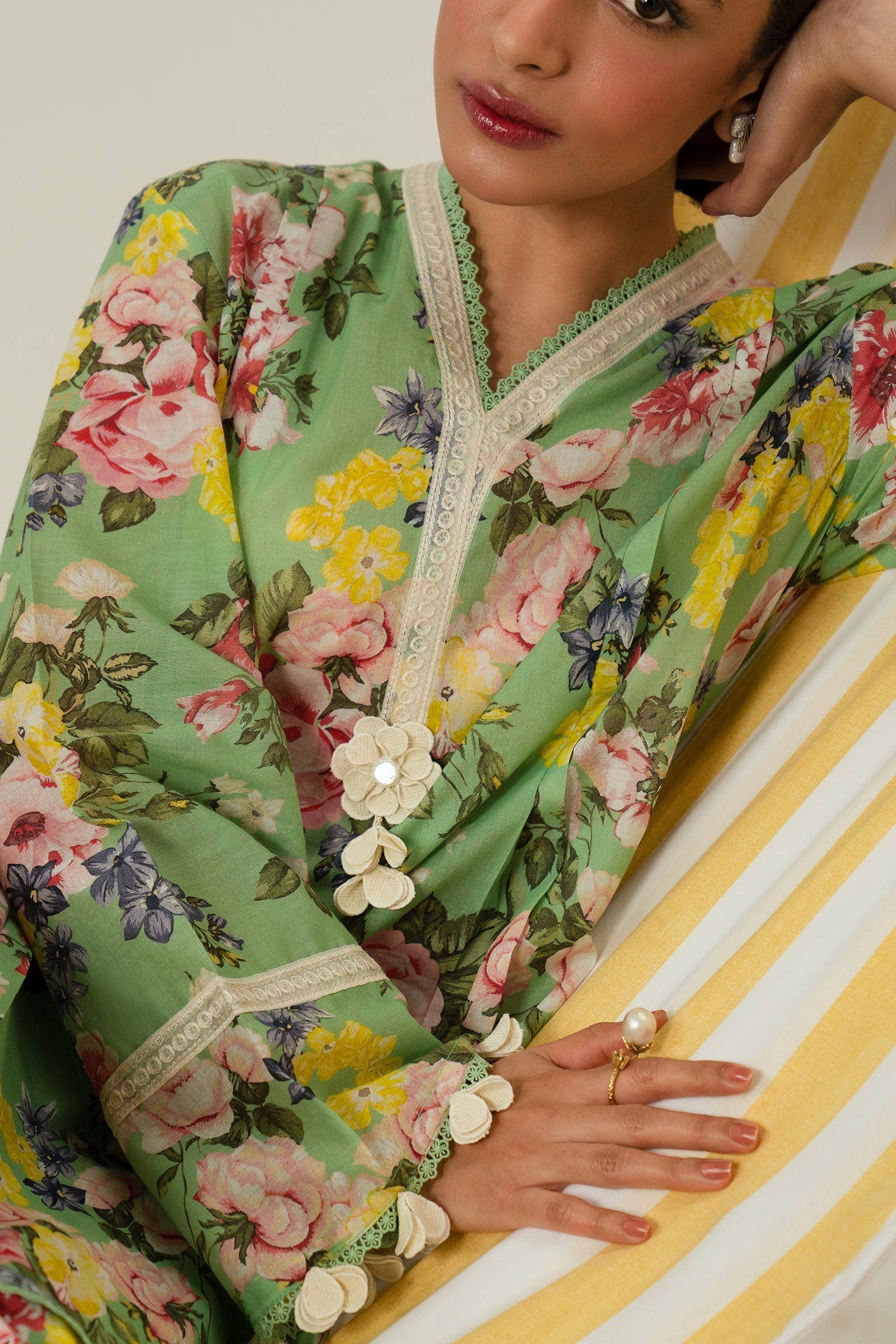 Sana Safinaz | Mahay Summer Lawn 24 | S-35 - Rang-e-Khaas