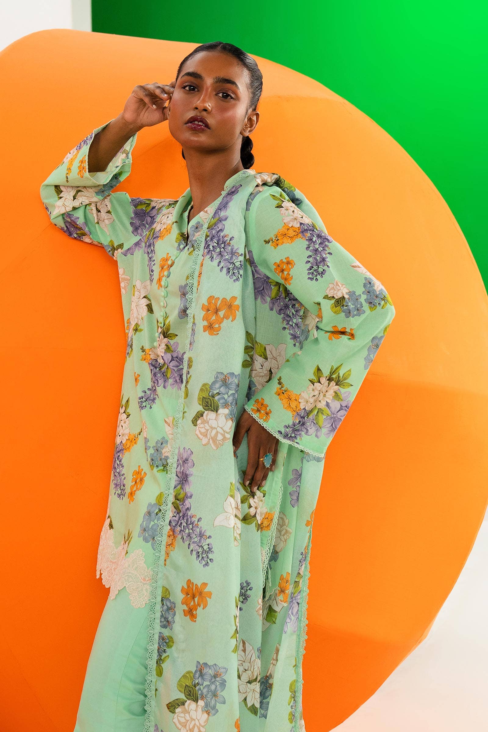 Sana Safinaz | Mahay Summer Lawn 24 | S-34 - Rang-e-Khaas