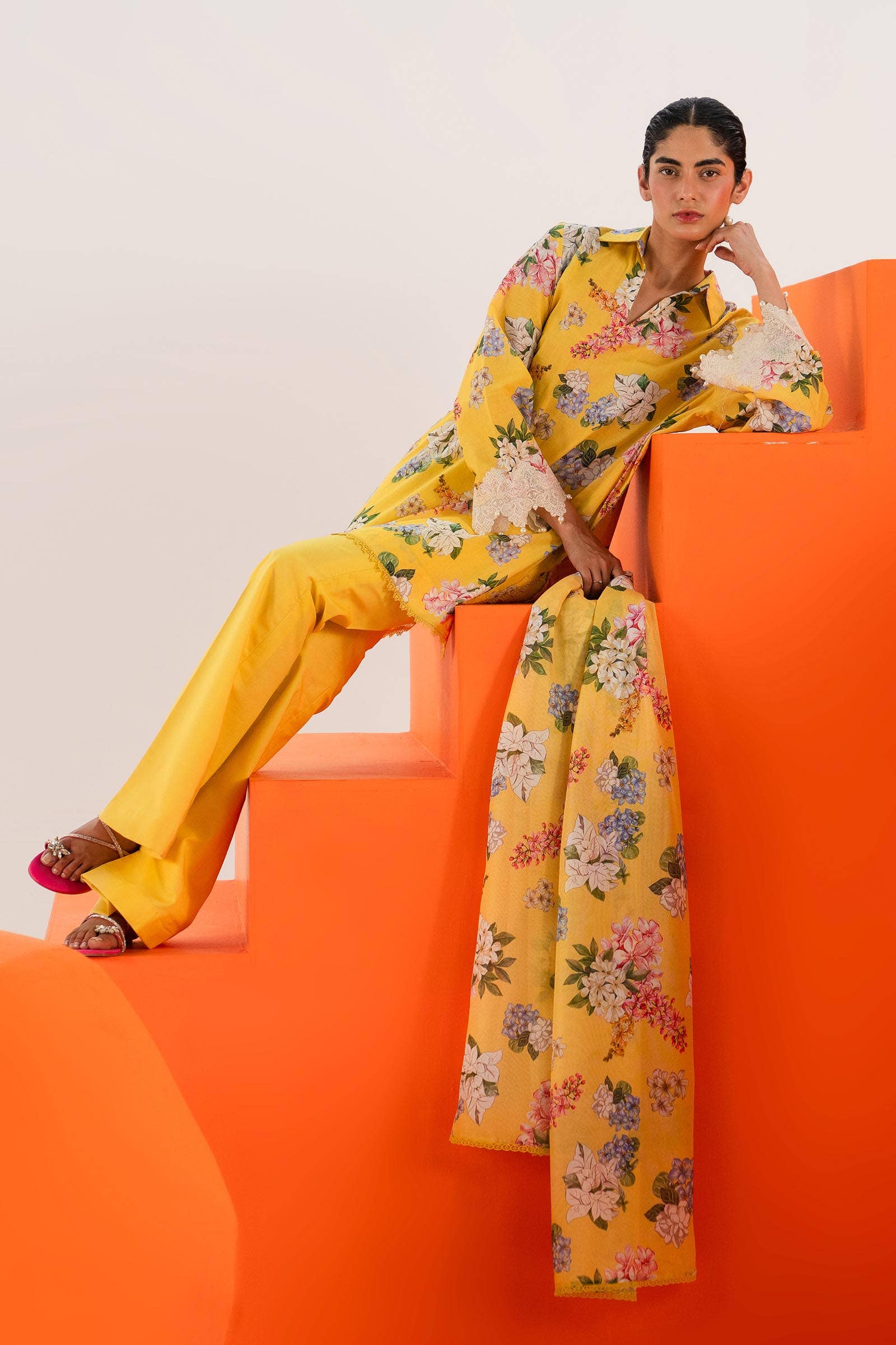 Sana Safinaz | Mahay Summer Lawn 24 | S-33 - Rang-e-Khaas