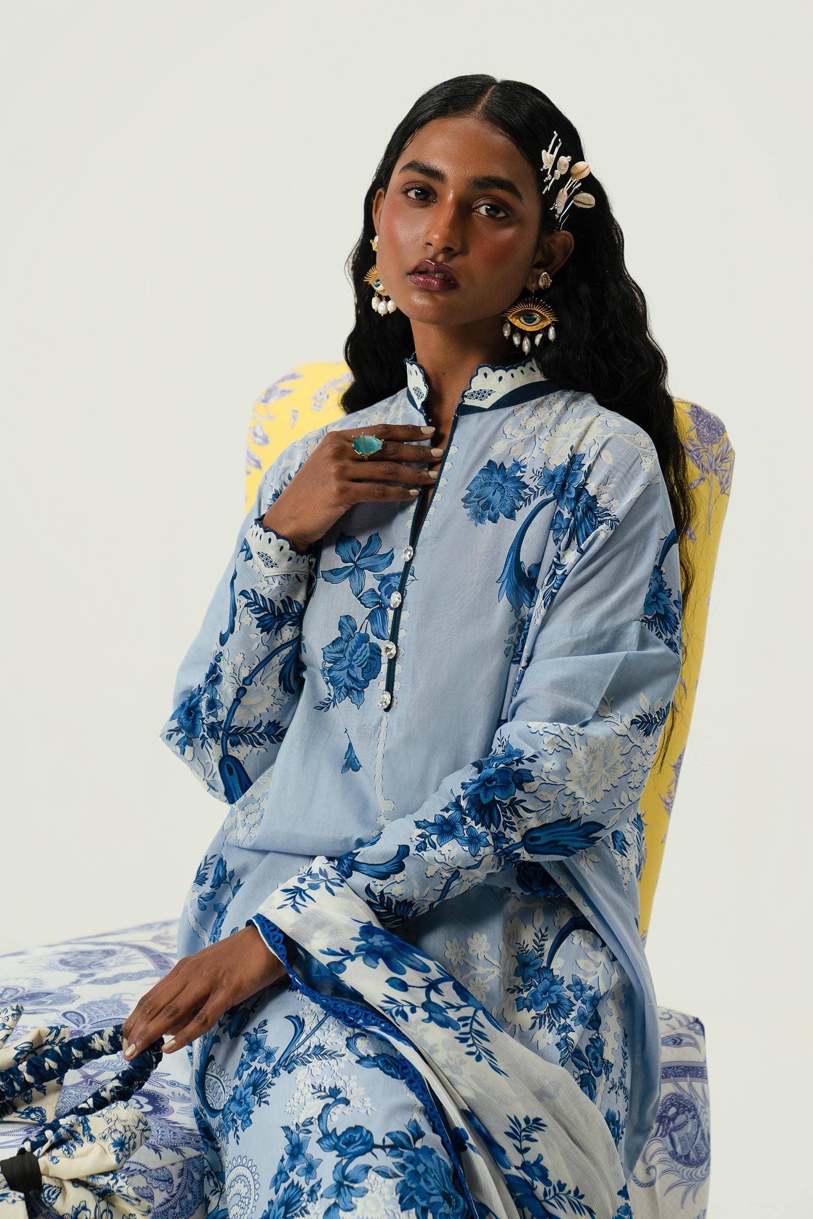 Sana Safinaz | Mahay Summer Lawn 24 | S-31 - Rang-e-Khaas