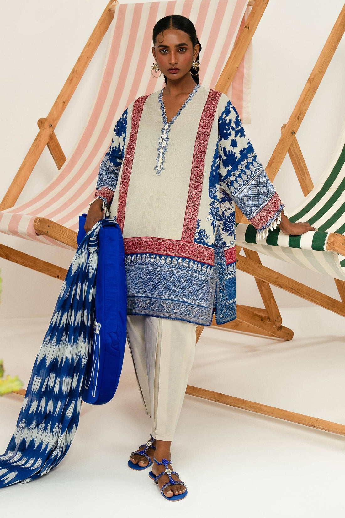 Sana Safinaz | Mahay Summer Lawn 24 | S-27 - Rang-e-Khaas