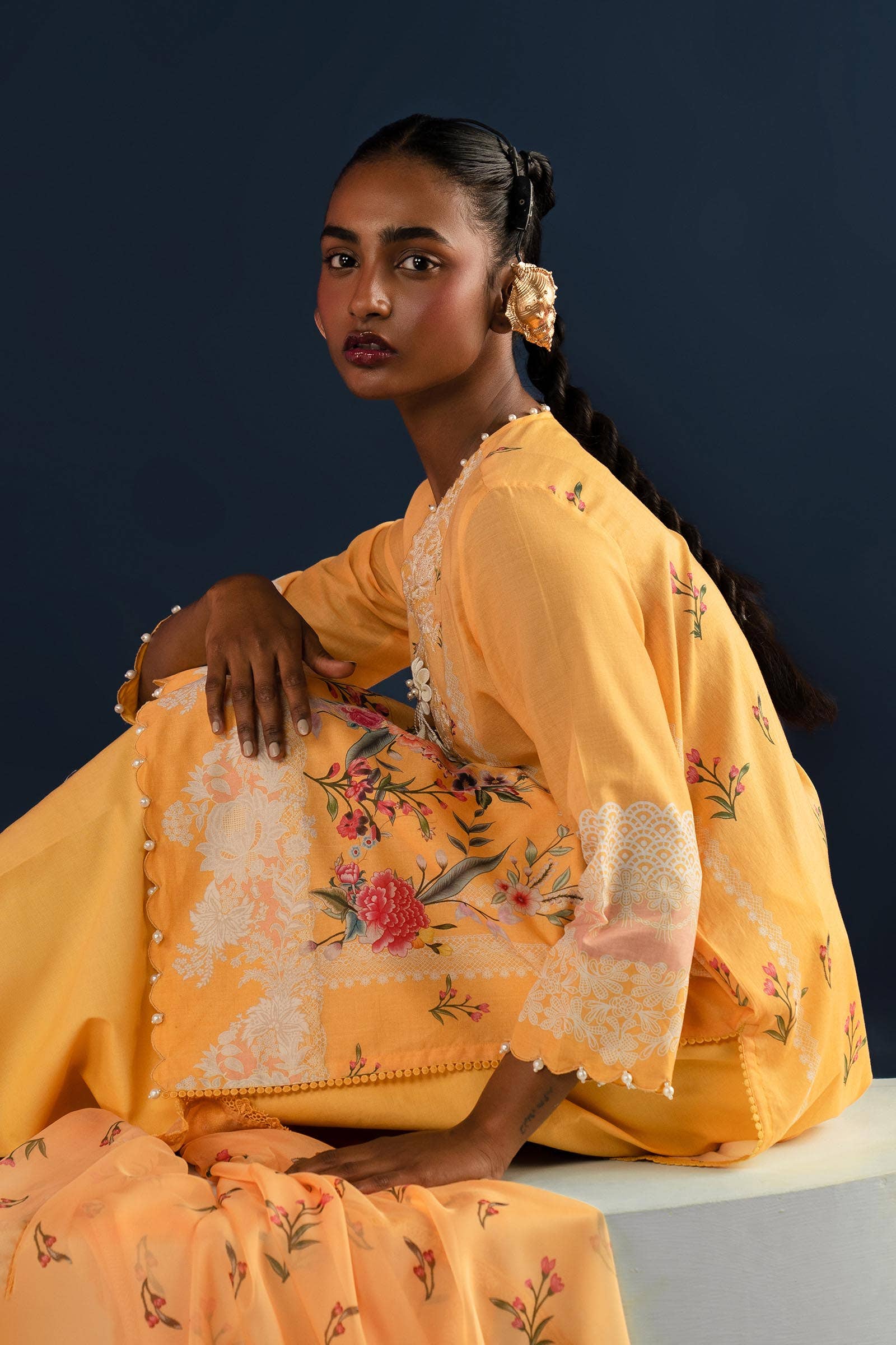 Sana Safinaz | Mahay Summer Lawn 24 | S-23 - Rang-e-Khaas