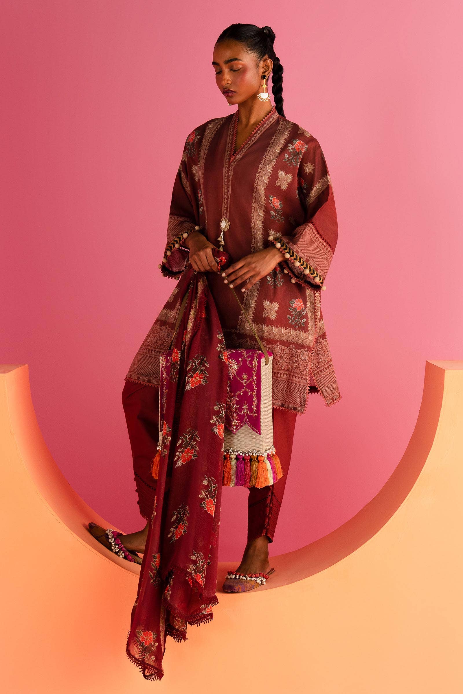 Sana Safinaz | Mahay Summer Lawn 24 | S-22 - Rang-e-Khaas